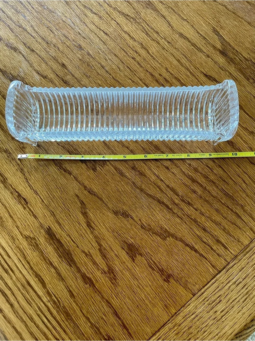 Vintage MCM Crystal, cookie or cracker tray